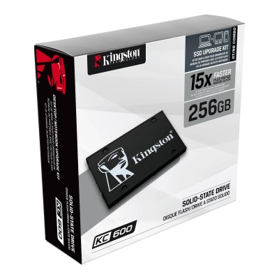 Накопичувач SSD Kingston 2.5" 256GB SATA KC600 (SKC600/256G)