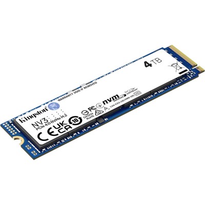 Накопичувач SSD Kingston M.2 4TB PCIe 4.0 NV3 (SNV3S/4000G) Накопичувач SSD Kingston M.2 4TB PCIe 4.0 NV3 (SNV3S/4000G)