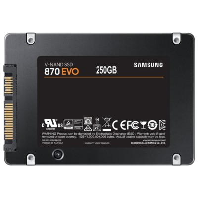 Накопичувач SSD Samsung 2.5" 250GB SATA 870EVO (MZ-77E250BW)