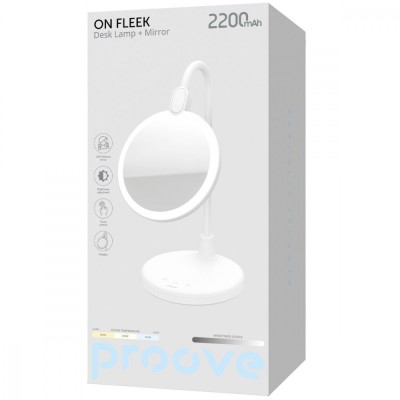 Настільна лампа Proove On Fleek 2200mAh (DLMM22000202) white