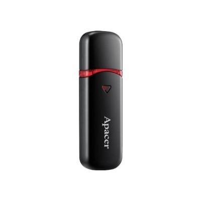 Накопичувач Apacer 32GB USB 2.0 Type-A AH333 Чорний (AP32GAH333B-1)