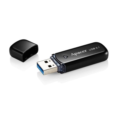 Накопичувач Apacer 32GB USB 3.2 Type-A AH355 Чорний (AP32GAH355B-1) Накопичувач Apacer 32GB USB 3.2 Type-A AH355 Чорний (AP32GAH355B-1)