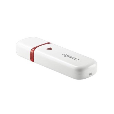 Накопичувач Apacer 64GB USB 2.0 Type-A AH333 Білий (AP64GAH333W-1)