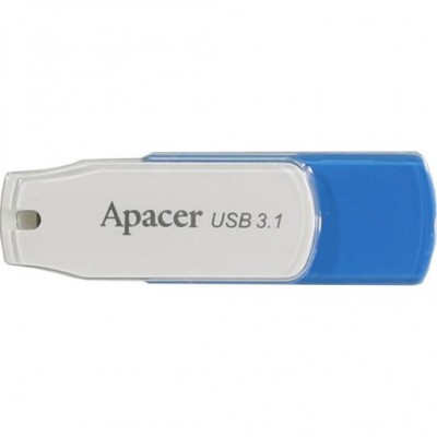 Накопичувач Apacer 64GB USB 3.1 Type-A AH357 Blue/White (AP64GAH357U-1) Накопичувач Apacer 64GB USB 3.1 Type-A AH357 Blue/White (AP64GAH357U-1)