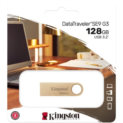 Накопичувач Kingston 128GB USB 3.2 Type-A Gen1 DT SE9 G3 (DTSE9G3/128GB) Накопичувач Kingston 128GB USB 3.2 Type-A Gen1 DT SE9 G3 (DTSE9G3/128GB)