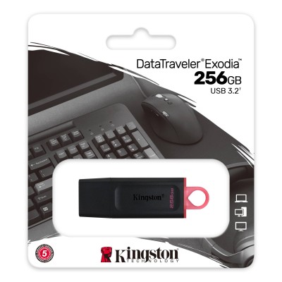 Накопичувач Kingston 256GB USB 3.2 Type-A Gen1 DT Exodia (DTX/256GB) Накопичувач Kingston 256GB USB 3.2 Type-A Gen1 DT Exodia (DTX/256GB)
