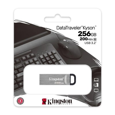 Накопичувач Kingston 256GB USB 3.2 Type-A Gen1 DT Kyson (DTKN/256GB)