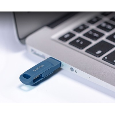 Накопичувач SanDisk 128GB USB 3.1 Type-A + Type-C Ultra Dual Drive Go Синій (SDDDC3-128G-G46NB) Накопичувач SanDisk 128GB USB 3.1 Type-A + Type-C Ultra Dual Drive Go Синій (SDDDC3-128G-G46NB)