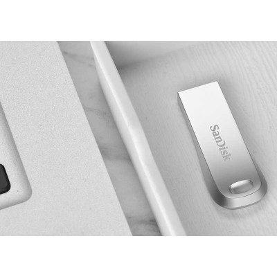 Накопичувач SanDisk 256GB USB 3.1 Type-A Ultra Luxe Срібний (SDCZ74-256G-G46) Накопичувач SanDisk 256GB USB 3.1 Type-A Ultra Luxe Срібний (SDCZ74-256G-G46)