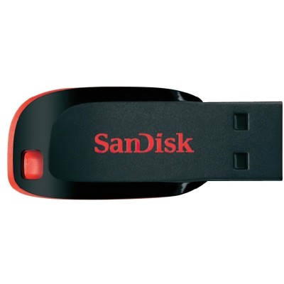 Накопичувач SanDisk 32GB USB 2.0 Type-A Cruzer Blade Чорний (SDCZ50-032G-B35)