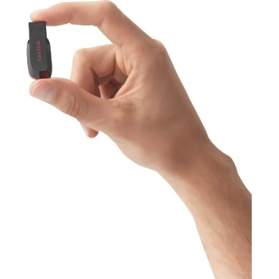 Накопичувач SanDisk 32GB USB 2.0 Type-A Cruzer Blade Чорний (SDCZ50-032G-B35)