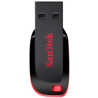 Накопичувач SanDisk 32GB USB 2.0 Type-A Cruzer Blade Чорний (SDCZ50-032G-B35)