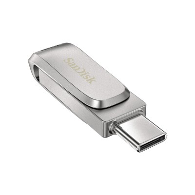 Накопичувач SanDisk 32GB USB 3.1 Type-A + Type-C Dual Drive Luxe Срібний (SDDDC4-032G-G46) Накопичувач SanDisk 32GB USB 3.1 Type-A + Type-C Dual Drive Luxe Срібний (SDDDC4-032G-G46)