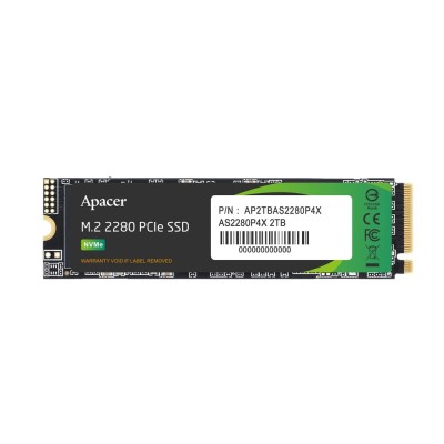 Накопичувач SSD Apacer M.2 1TB PCIe 3.0 P4X (AP1TBAS2280P4X-1) Накопичувач SSD Apacer M.2 1TB PCIe 3.0 P4X (AP1TBAS2280P4X-1)