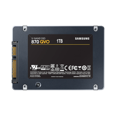 Накопичувач SSD Samsung 2.5" 1TB SATA 870QVO (MZ-77Q1T0BW) Накопичувач SSD Samsung 2.5" 1TB SATA 870QVO (MZ-77Q1T0BW)