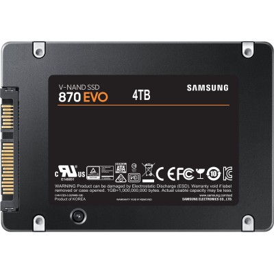 Накопичувач SSD Samsung 2.5" 4TB SATA 870EVO (MZ-77E4T0B/EU) Накопичувач SSD Samsung 2.5" 4TB SATA 870EVO (MZ-77E4T0B/EU)