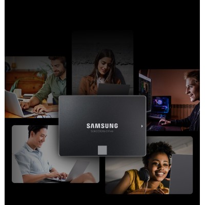 Накопичувач SSD Samsung 2.5" 500GB SATA 870EVO (MZ-77E500B/EU) Накопичувач SSD Samsung 2.5" 500GB SATA 870EVO (MZ-77E500B/EU)