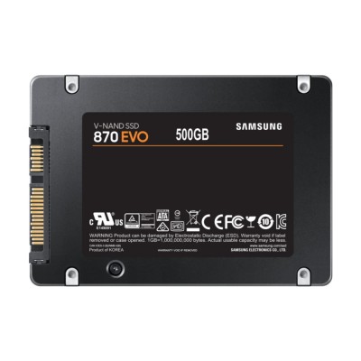 Накопичувач SSD Samsung 2.5" 500GB SATA 870EVO (MZ-77E500BW) Накопичувач SSD Samsung 2.5" 500GB SATA 870EVO (MZ-77E500BW)