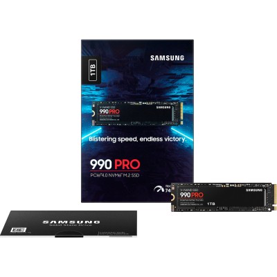 Накопичувач SSD Samsung M.2 1TB PCIe 4.0 990PRO (MZ-V9P1T0BW) Накопичувач SSD Samsung M.2 1TB PCIe 4.0 990PRO (MZ-V9P1T0BW)