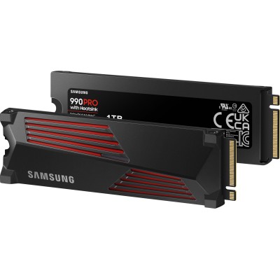 Накопичувач SSD Samsung M.2 1TB PCIe 4.0 990PRO + радіатор (MZ-V9P1T0GW) Накопичувач SSD Samsung M.2 1TB PCIe 4.0 990PRO + радіатор (MZ-V9P1T0GW)
