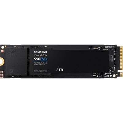 Накопичувач SSD Samsung M.2 2TB PCIe 4.0 990EVO (MZ-V9E2T0BW) Накопичувач SSD Samsung M.2 2TB PCIe 4.0 990EVO (MZ-V9E2T0BW)