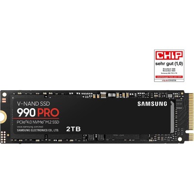 Накопичувач SSD Samsung M.2 2TB PCIe 4.0 990PRO (MZ-V9P2T0BW) Накопичувач SSD Samsung M.2 2TB PCIe 4.0 990PRO (MZ-V9P2T0BW)