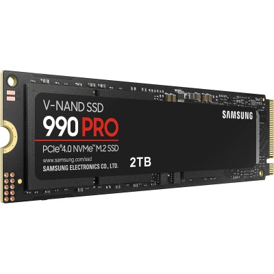 Накопичувач SSD Samsung M.2 2TB PCIe 4.0 990PRO (MZ-V9P2T0BW) Накопичувач SSD Samsung M.2 2TB PCIe 4.0 990PRO (MZ-V9P2T0BW)