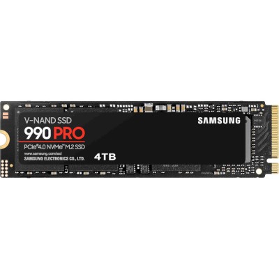 Накопичувач SSD Samsung M.2 4TB PCIe 4.0 990PRO (MZ-V9P4T0BW) Накопичувач SSD Samsung M.2 4TB PCIe 4.0 990PRO (MZ-V9P4T0BW)