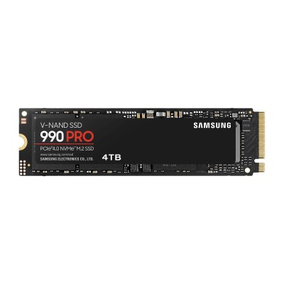 Накопичувач SSD Samsung M.2 4TB PCIe 4.0 990PRO (MZ-V9P4T0BW) Накопичувач SSD Samsung M.2 4TB PCIe 4.0 990PRO (MZ-V9P4T0BW)