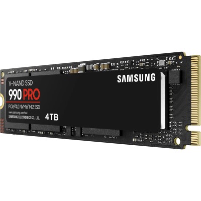 Накопичувач SSD Samsung M.2 4TB PCIe 4.0 990PRO (MZ-V9P4T0BW) Накопичувач SSD Samsung M.2 4TB PCIe 4.0 990PRO (MZ-V9P4T0BW)