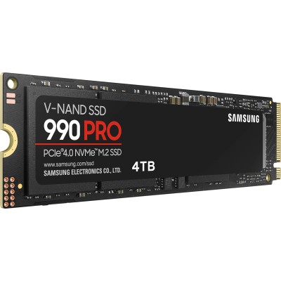 Накопичувач SSD Samsung M.2 4TB PCIe 4.0 990PRO (MZ-V9P4T0BW) Накопичувач SSD Samsung M.2 4TB PCIe 4.0 990PRO (MZ-V9P4T0BW)