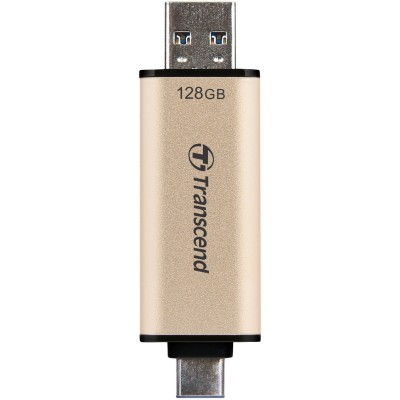 Накопичувач Transcend 128GB USB 3.2 Type-A + Type-C JetFlash 930 R420/W400MB/s Чорний (TS128GJF930C) Накопичувач Transcend 128GB USB 3.2 Type-A + Type-C JetFlash 930 R420/W400MB/s Чорний (TS128GJF930C)