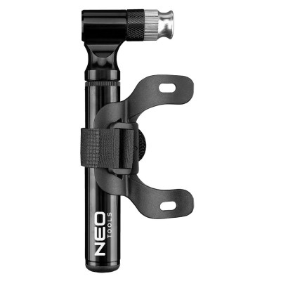 Насос велосипедний Neo Tools, з кронштейном для кріплення до рами, 13.7см, 0.07кг Насос велосипедний Neo Tools, з кронштейном для кріплення до рами, 13.7см, 0.07кг