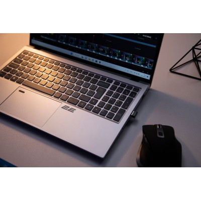 Ноутбук 2E Complex Pro 15.6" FHD IPS AG, Intel i7-1260P, 16GB, F1024GB, UMA, DOS, сріблястий (NS51PU-15UA51)