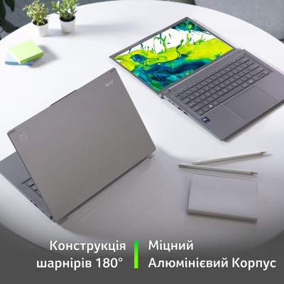 Ноутбук Acer Aspire 14 A14-52M 14" WUXGA OLED, Intel U7-258V, 32GB, F1TB, UMA, Win11, сірий (NX.JFVEU.005)