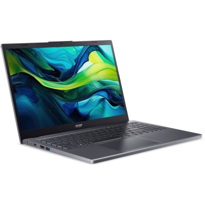 Ноутбук Acer Aspire 15 A15-51M 15.6" FHD IPS, Intel 5-120U, 16GB, F512GB, UMA, Lin, сірий (NX.KXTEU.007)