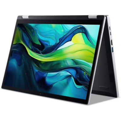 Ноутбук Acer Aspire Go Spin AGSP14-31PT 14" WUXGA IPS Touch, Intel 3-N355, 16GB, F512GB, UMA, Lin, сріблястий (NX.JBEEU.001)