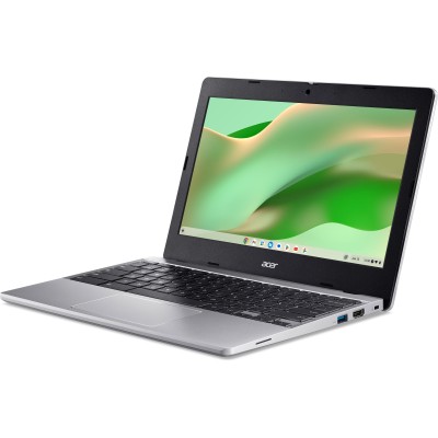 Ноутбук Acer Chromebook CB311-12H 11" IPS, Intel C N100, 4GB, F64GB, UMA, ChromeOS, сріблястий (NX.KX1EU.006)