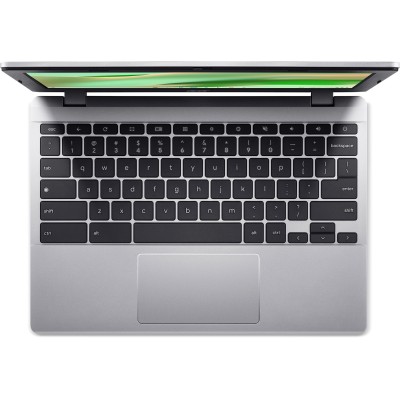 Ноутбук Acer Chromebook CB311-12H 11" IPS, Intel C N100, 4GB, F64GB, UMA, ChromeOS, сріблястий (NX.KX1EU.006)