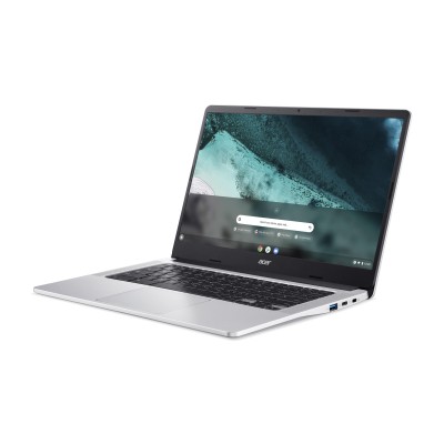 Ноутбук Acer Chromebook CB314-3H 14" FHD IPS, Intel C N4500, 4GB, F128GB, UMA, ChromeOS, сріблястий (NX.KB4EU.002)