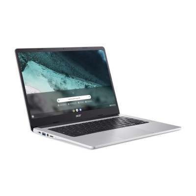 Ноутбук Acer Chromebook CB314-3H 14" FHD IPS, Intel C N4500, 4GB, F128GB, UMA, ChromeOS, сріблястий (NX.KB4EU.002)