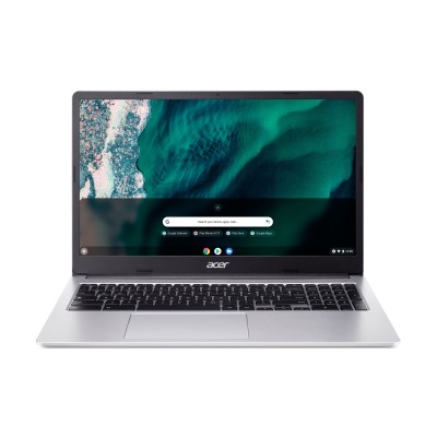 Ноутбук Acer Chromebook CB315-4H 15" FHD IPS, Intel C N4500, 8GB, F128GB, UMA, ChromeOS, сріблястий (NX.KB9EU.001)