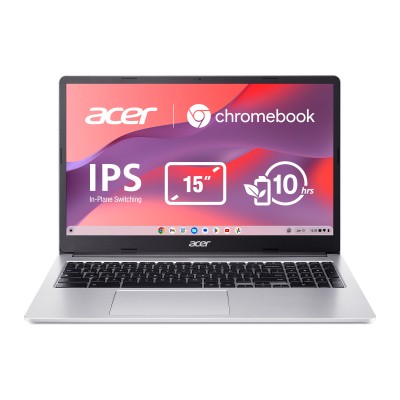 Ноутбук Acer Chromebook CB315-4HT 15" FHD IPS Touch, Intel C N4500, 8GB, F128GB, UMA, ChromeOS, сріблястий (NX.KBAEU.001) Ноутбук Acer Chromebook CB315-4HT 15" FHD IPS Touch, Intel C N4500, 8GB, F128GB, UMA, ChromeOS, сріблястий (NX.KBAEU.001)