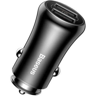 АЗП Baseus 2USB Gentry QC3.0 (4.2A) (CCALL-GC01) Black АЗП Baseus 2USB Gentry QC3.0 (4.2A) (CCALL-GC01) Black