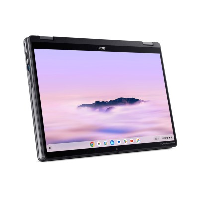 Ноутбук Acer Chromebook Plus Spin 514 CP514-4HN 14" WUXGA IPS Touch, Intel 3-100U, 8GB, F256GB, UMA, ChromeOS, сірий (NX.KYQEU.0 Ноутбук Acer Chromebook Plus Spin 514 CP514-4HN 14" WUXGA IPS Touch, Intel 3-100U, 8GB, F256GB, UMA, ChromeOS, сірий (NX.KYQEU.0