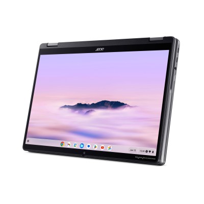 Ноутбук Acer Chromebook Plus Spin 514 CP514-4HN 14" WUXGA IPS Touch, Intel 3-100U, 8GB, F256GB, UMA, ChromeOS, сірий (NX.KYQEU.0 Ноутбук Acer Chromebook Plus Spin 514 CP514-4HN 14" WUXGA IPS Touch, Intel 3-100U, 8GB, F256GB, UMA, ChromeOS, сірий (NX.KYQEU.0