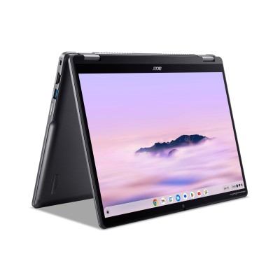 Ноутбук Acer Chromebook Plus Spin 514 CP514-4HN 14" WUXGA IPS Touch, Intel 3-100U, 8GB, F256GB, UMA, ChromeOS, сірий (NX.KYQEU.0 Ноутбук Acer Chromebook Plus Spin 514 CP514-4HN 14" WUXGA IPS Touch, Intel 3-100U, 8GB, F256GB, UMA, ChromeOS, сірий (NX.KYQEU.0