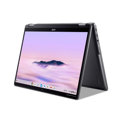 Ноутбук Acer Chromebook Plus Spin 514 CP514-4HN 14" WUXGA IPS Touch, Intel 3-100U, 8GB, F256GB, UMA, ChromeOS, сірий (NX.KYQEU.0 Ноутбук Acer Chromebook Plus Spin 514 CP514-4HN 14" WUXGA IPS Touch, Intel 3-100U, 8GB, F256GB, UMA, ChromeOS, сірий (NX.KYQEU.0