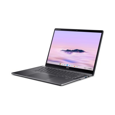 Ноутбук Acer Chromebook Plus Spin 514 CP514-4HN 14" WUXGA IPS Touch, Intel 3-100U, 8GB, F256GB, UMA, ChromeOS, сірий (NX.KYQEU.0 Ноутбук Acer Chromebook Plus Spin 514 CP514-4HN 14" WUXGA IPS Touch, Intel 3-100U, 8GB, F256GB, UMA, ChromeOS, сірий (NX.KYQEU.0