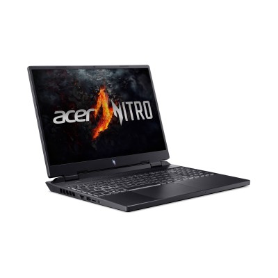 Ноутбук Acer Nitro 16 AN16-42 16" WUXGA IPS, AMD R7-8845HS, 16GB, F512GB, NVD4060-8, Lin, чорний (NH.QSKEU.003)